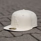 NEW ERA 59FIFTY MLB LOS ANGELES DODGERS CHROME WHITE / GREY UV FITTED CAP