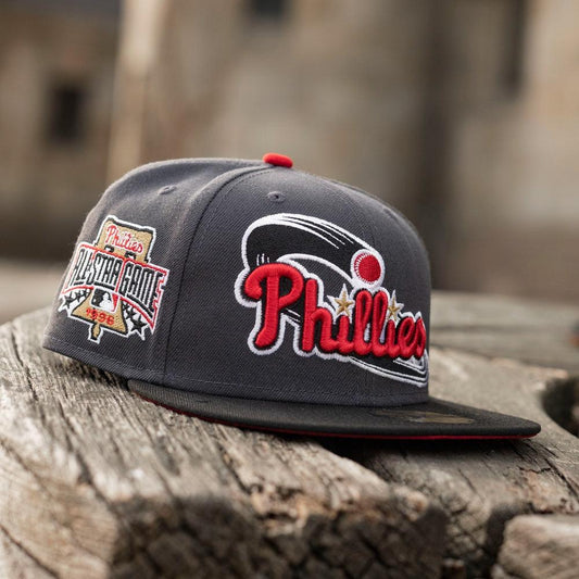 NEW ERA 59FIFTY MLB PHILADELPHIA PHILLIES ALL STAR GAME 1996 TWO TONE / SCARLET UV FITTED CAP