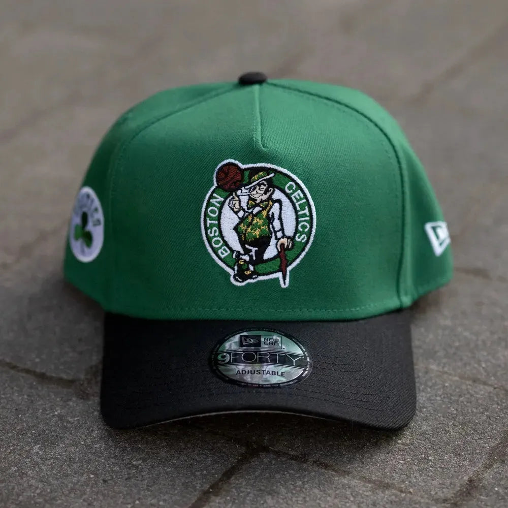 NEW ERA 9FORTY A-FRAME NBA BOSTON CELTICS TWO TONE GREY UV SNAPBACK