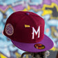 NEW ERA 59FIFTY MLB MILWAUKEE BREWERS 50TH ANNIVERSARY TWO TONE / ENERGY RED UV FITTED CAP