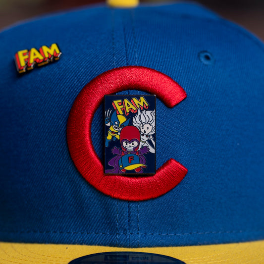 EXCLUSIVE FAM X TEAM ATTACK COVER NAVY PIN