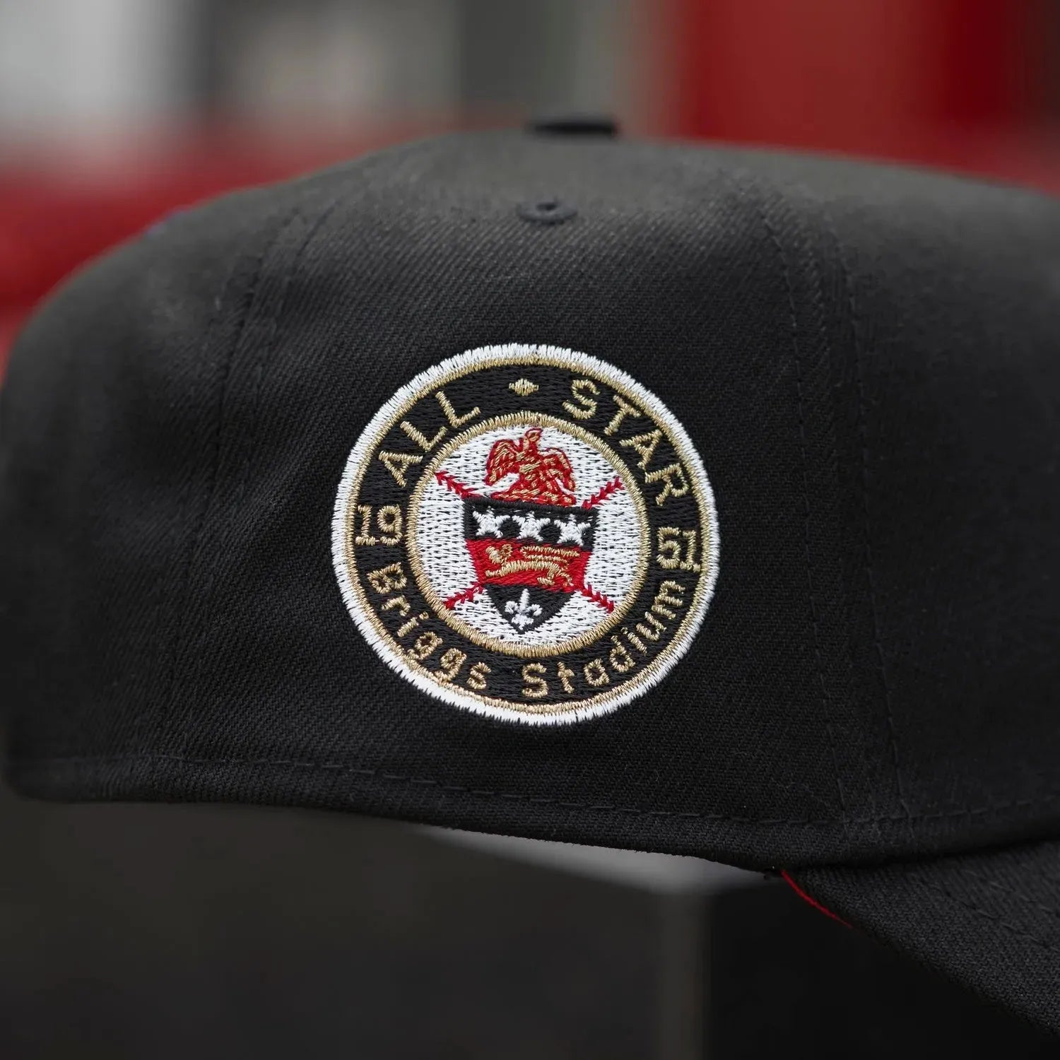 NEW ERA 9FORTY DETROIT TIGERS BRIGGS STADIUM BLACK / SCARLET RED UV - FAM