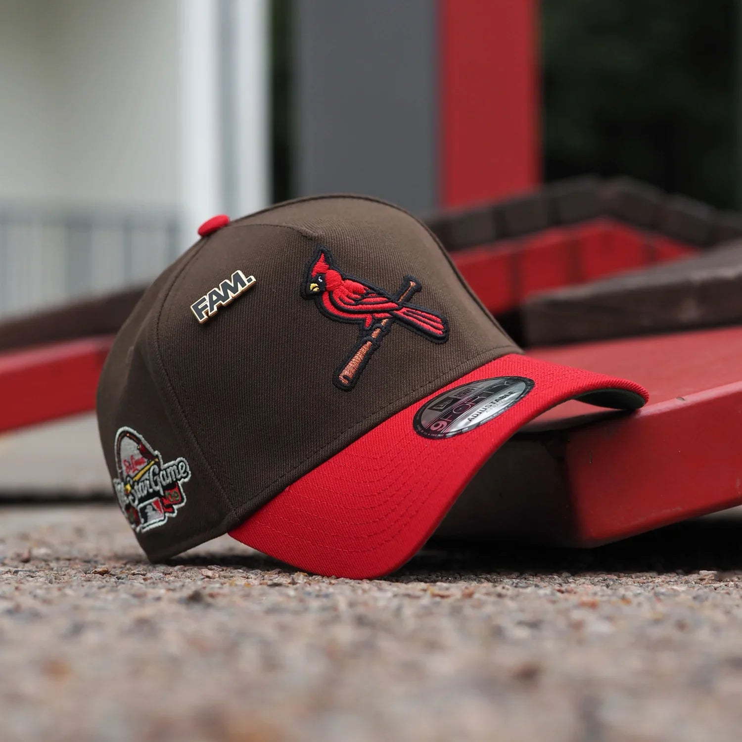 NEW ERA 9FORTY A-FRAME MLB ST. LOUIS CARDINALS WALNUT / KELLY GREEN UV SNAPBACK