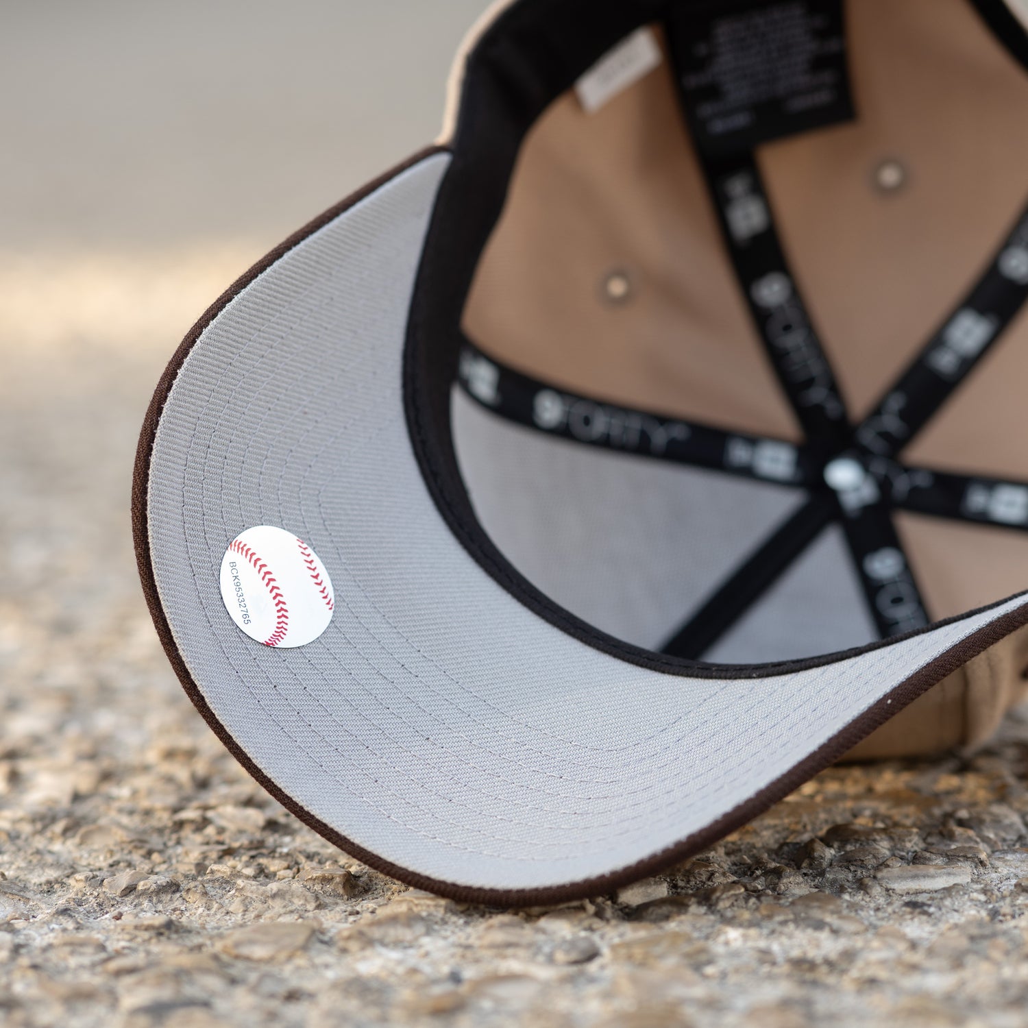 NEW YORK METS MLB CAMEL WOOD TWO ONE GRAY UV / NEW ERA 9FORTY A-FRAME