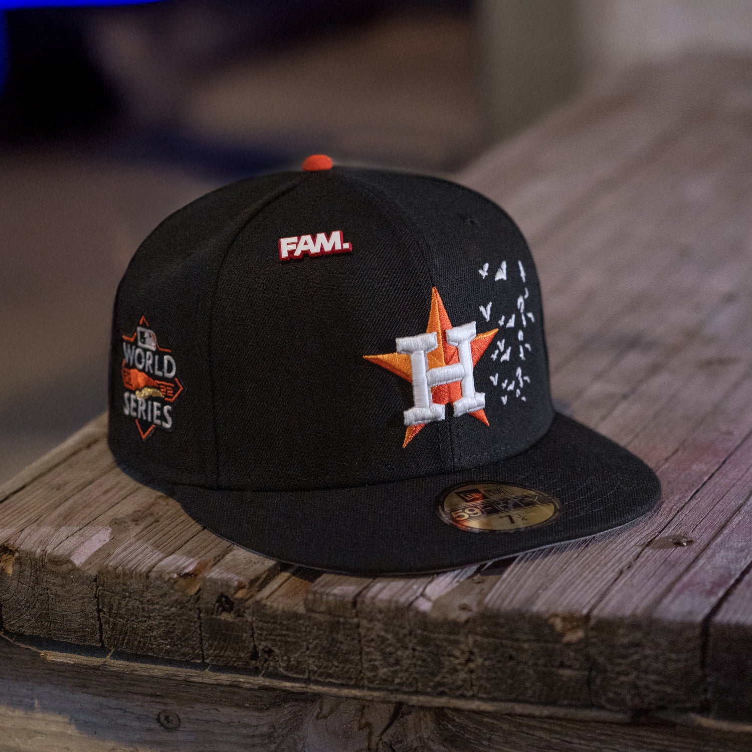 HOUSTON ASTROS MLB BLACK WS 2022 GRAY UV / NEW ERA 59FIFTY FITTED CAP