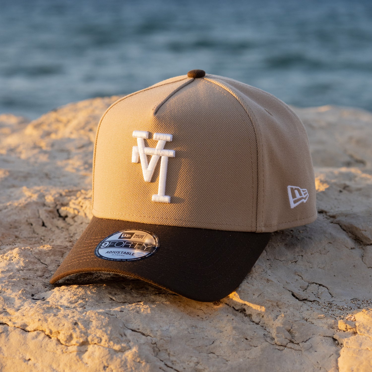 LOS ANGELES DODGERS MLB CAMEL WALNUT TWO TONE GRAY UV / NEW ERA 9FORTY