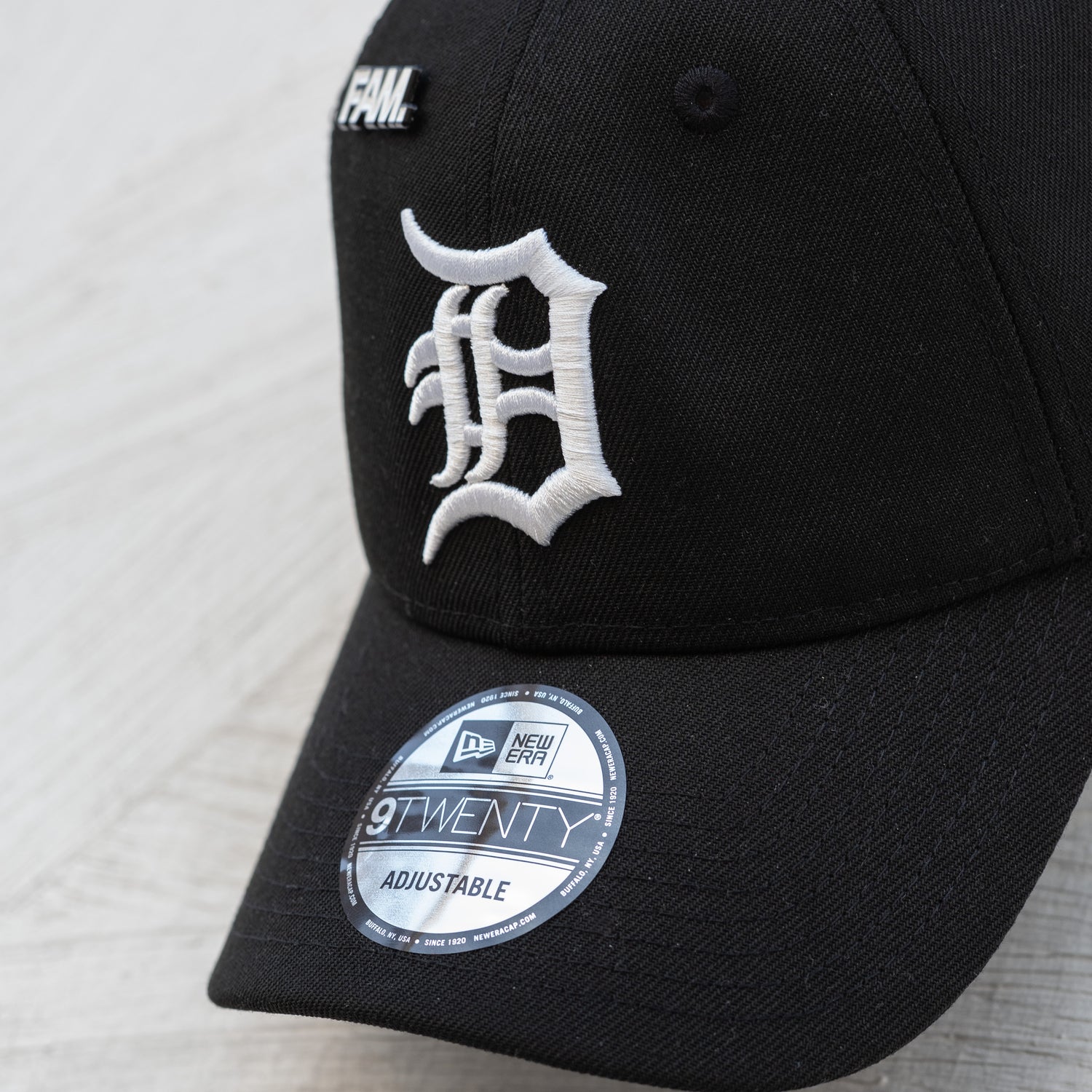 DETROIT TIGERS MLB BLACK GRAY UV / NEW ERA 9TWENTY ADJUSTABLE