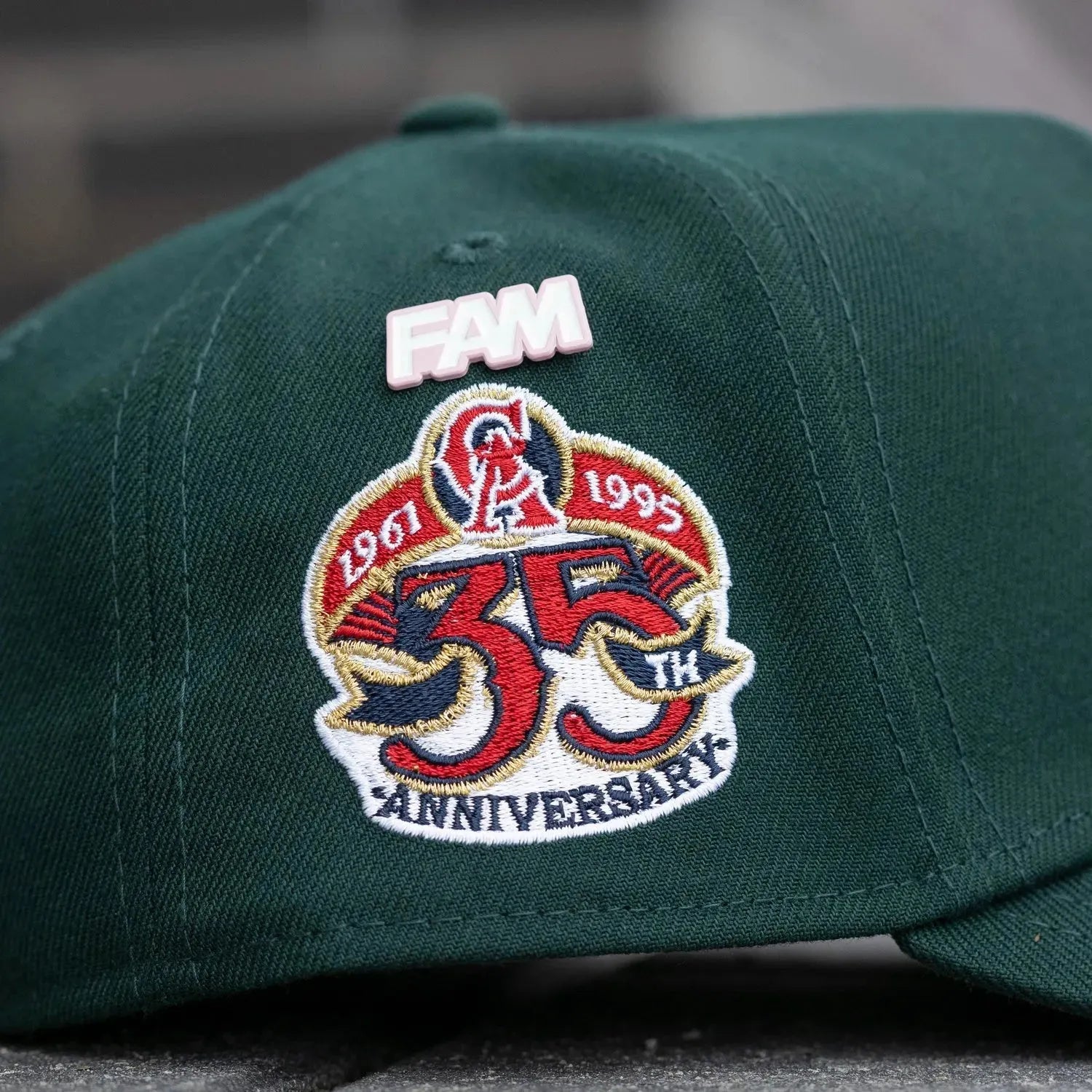 NEW ERA 9FORTY A-FRAME MLB ANAHEIM ANGELS GREEN / PINK UV