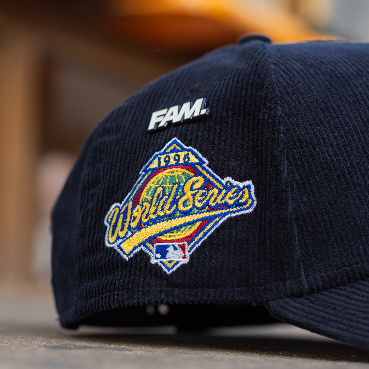 NEW YORK YANKEES MLB CORDUROY NAVY GRAY UV / NEW ERA 9FORTY A-FRAME