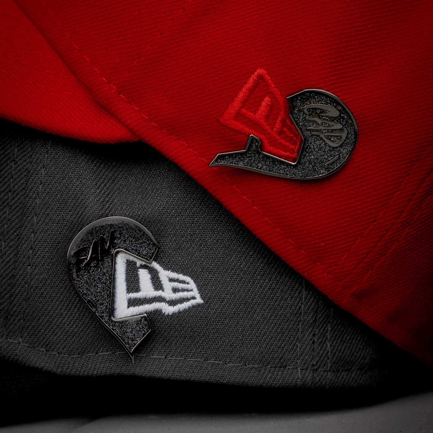 FAM MAGNETIC PIN – VALENTINE BLACK HEART EDITION