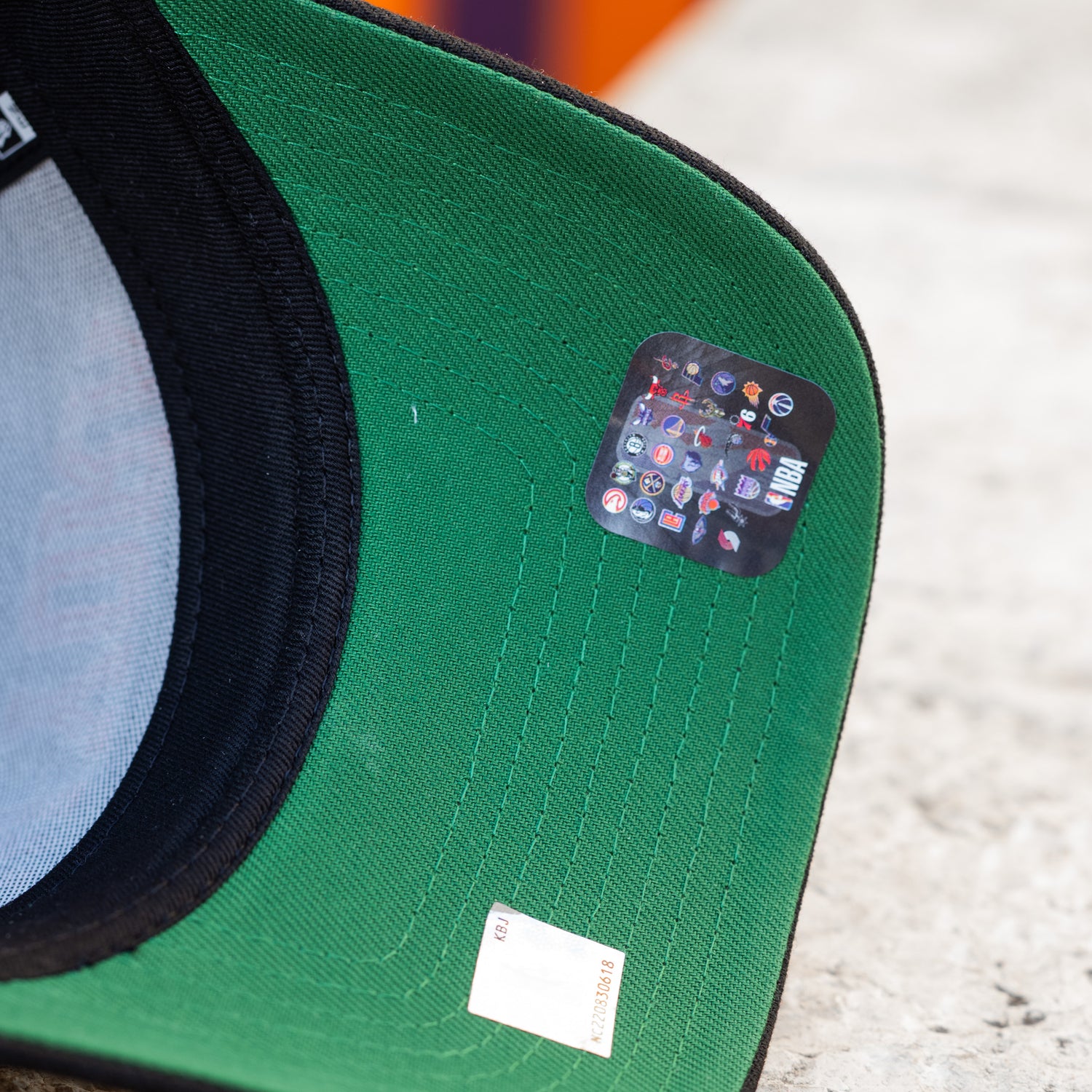 NEW YORK KNICKS NBA SCARLET BLACK KELLY GREEN UV / NEW ERA 9FORTY A-FRAME