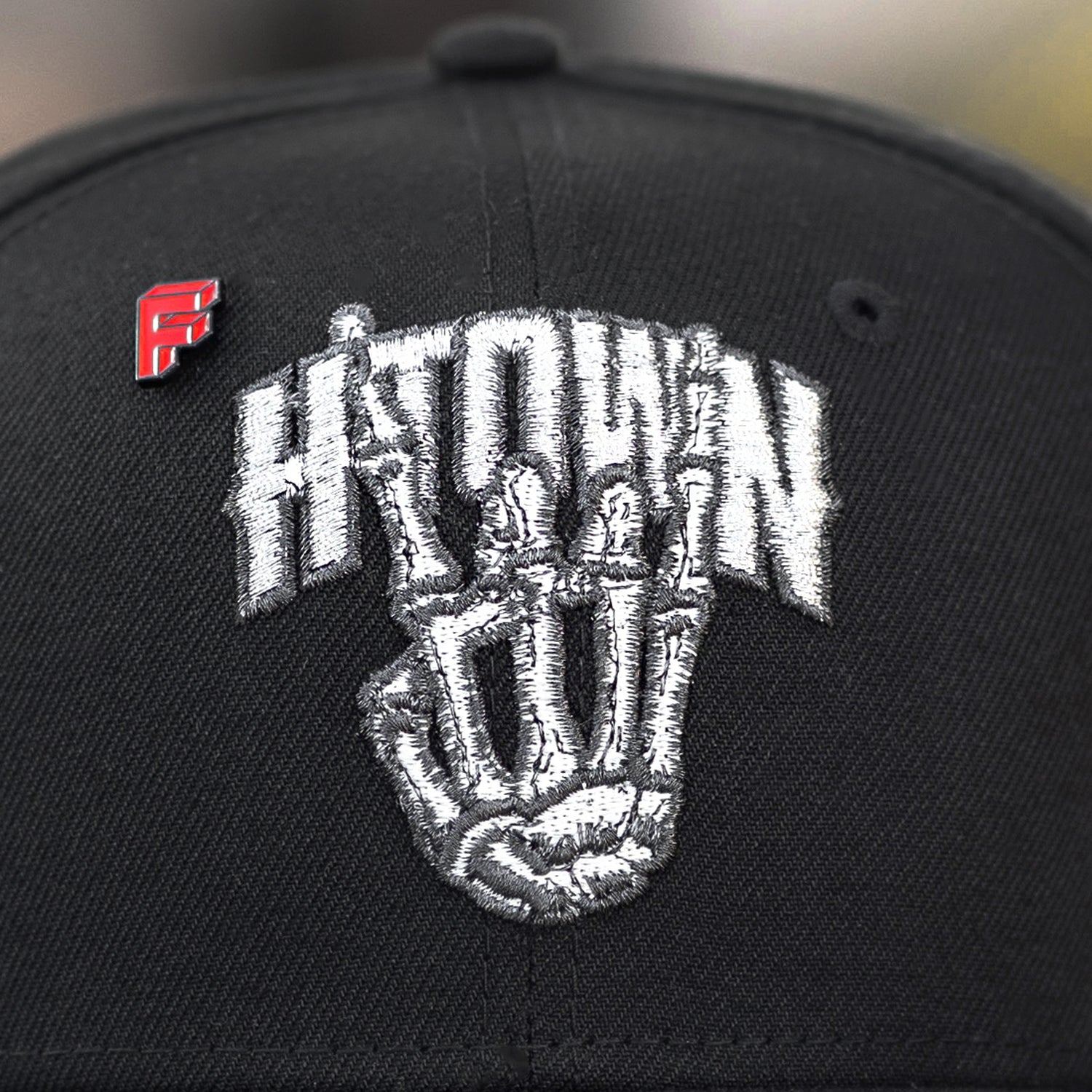 HOUSTON TEXANS H-TOWN NFL BLACK SCARLET UV / NEW ERA 59FIFTY CAP
