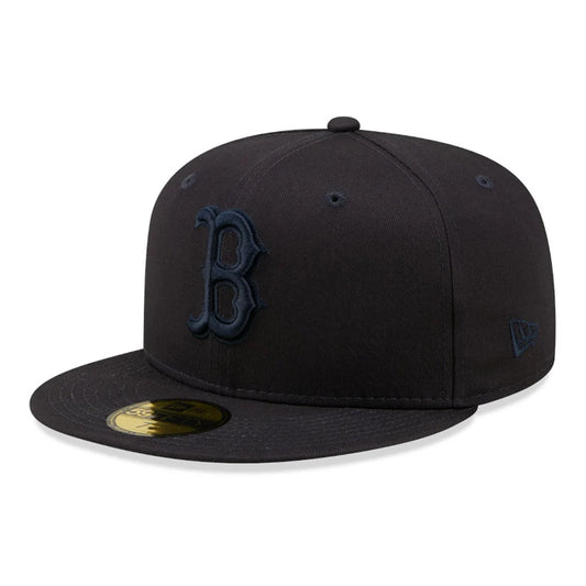NEW ERA 59FIFTY MLB BOSTON RED SOX LEAGUE ESSENTIAL NAVY / NAVY UV FITTED CAP