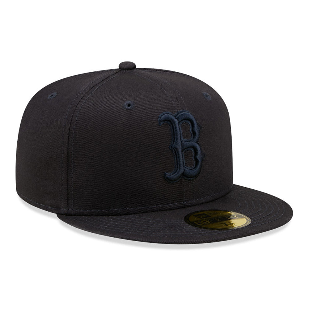 NEW ERA 59FIFTY MLB BOSTON RED SOX LEAGUE ESSENTIAL NAVY / NAVY UV FITTED CAP