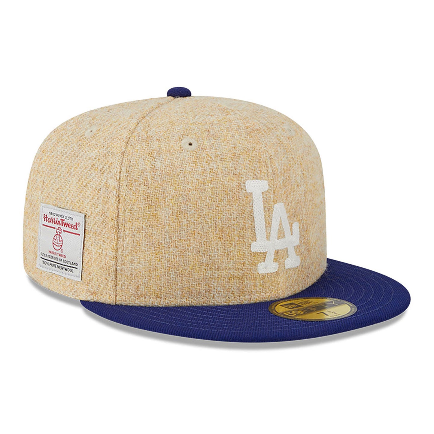 NEW ERA 59FIFTY MLB LOS ANGELES DODGERS HARRIS TWEED TWO TONE / GREY UV FITTED CAP