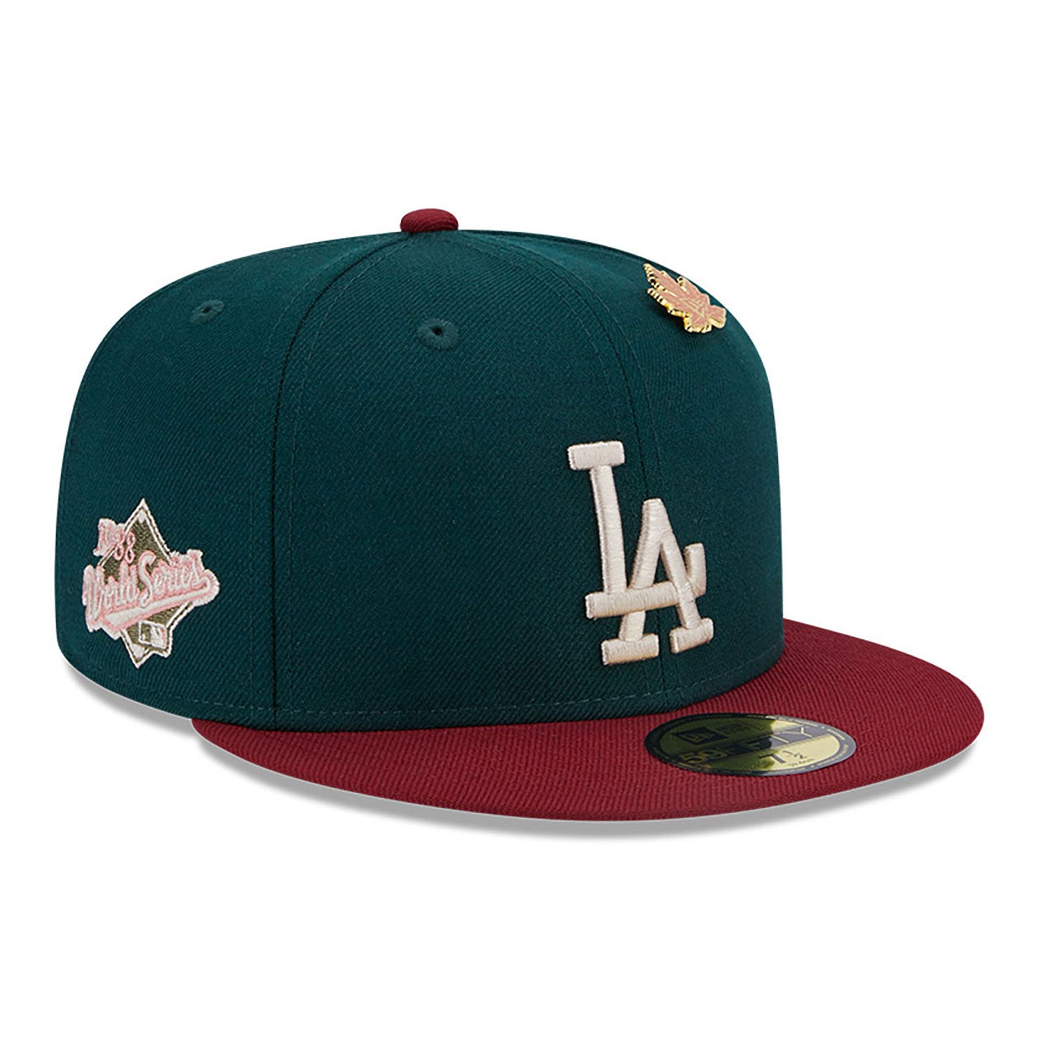 NEW ERA 59FIFTY MLB CONTRAST WORLD SERIES LOS ANGELES DODGERS TWO TONE / GREY UV FITTED CAP