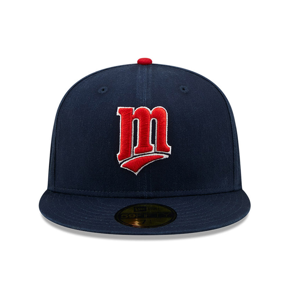 NEW ERA 59FIFTY MLB MINNESOTA TWINS COOPERSTOWN NAVY / KELLY GREEN UV FITTED CAP