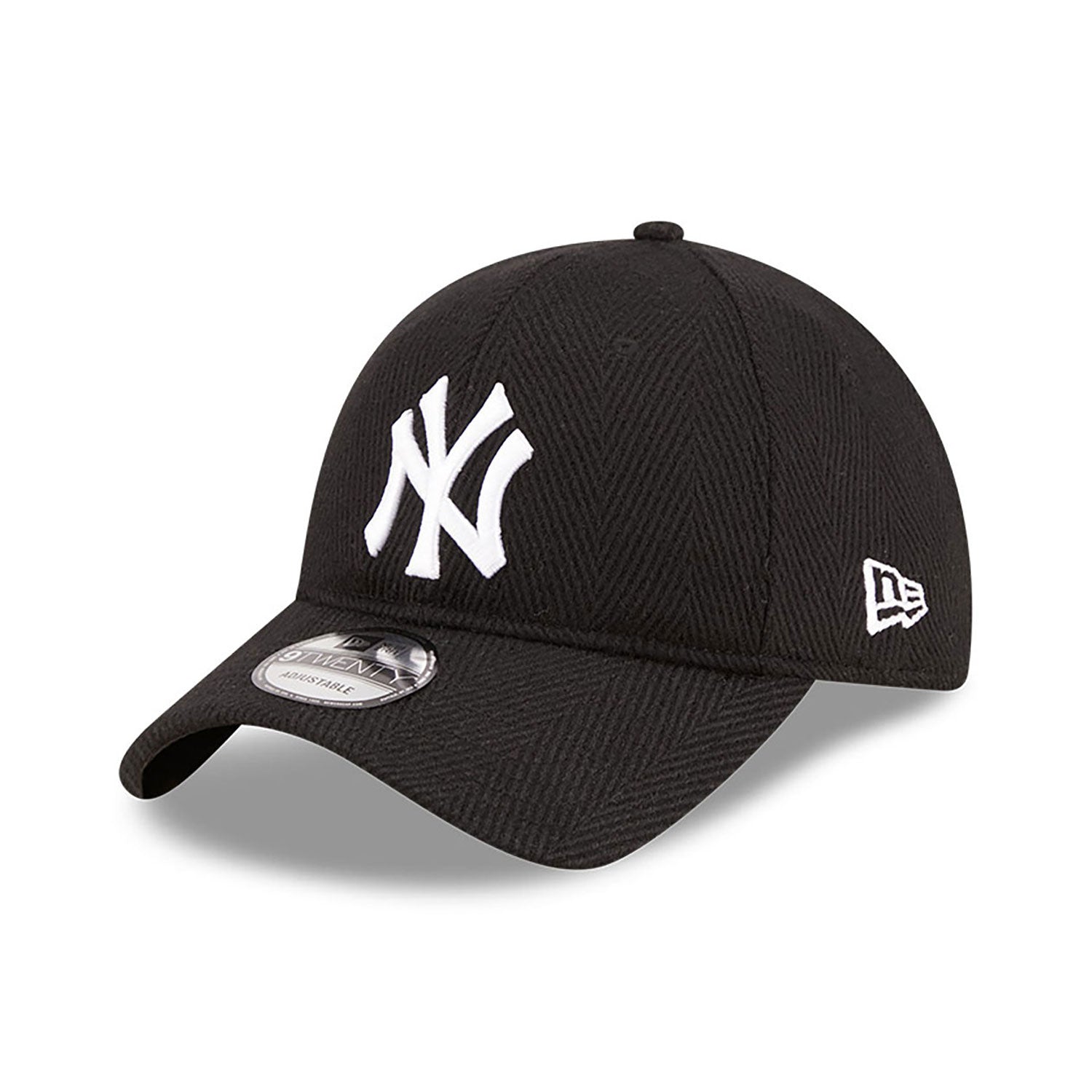 NEW ERA 9TWENTY MLB NEW YORK YANKEES HERRINGBONE BLACK CAP