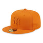 NEW ERA 59FIFTY MLB NEW YORK YANKEES LEAGUE ESSENTIAL ORANGE / ORANGE UV FITTED CAP
