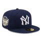 NEW ERA 59FIFTY MLB NEW YORK YANKEES WOOL YANKEE STADIUM NAVY / NAVY UV FITTED CAP