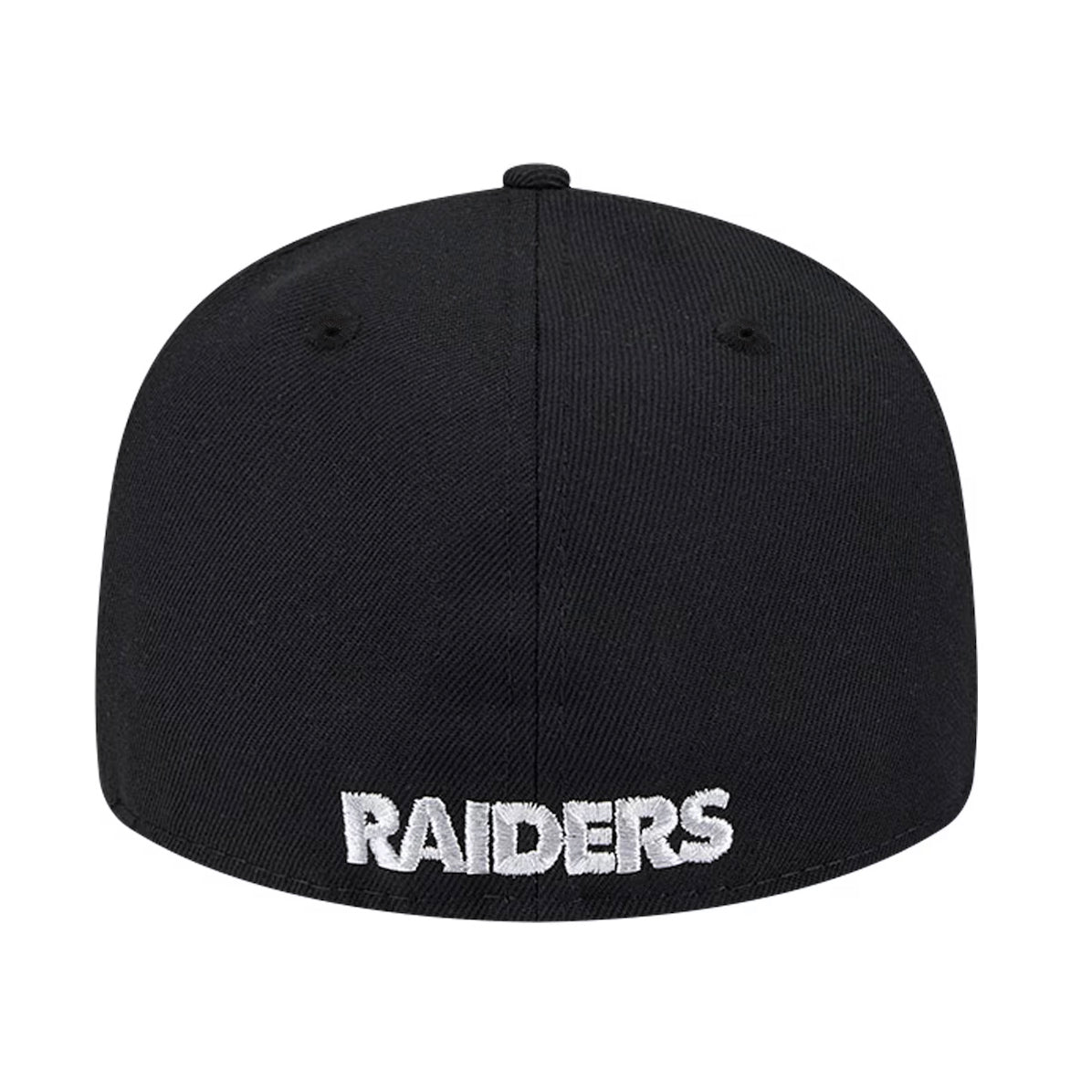 LAS VEGAS RAIDERS NFL BLACK GRAY UV / NEW ERA LOW PROFILE FITTED 59FIFTY CAP