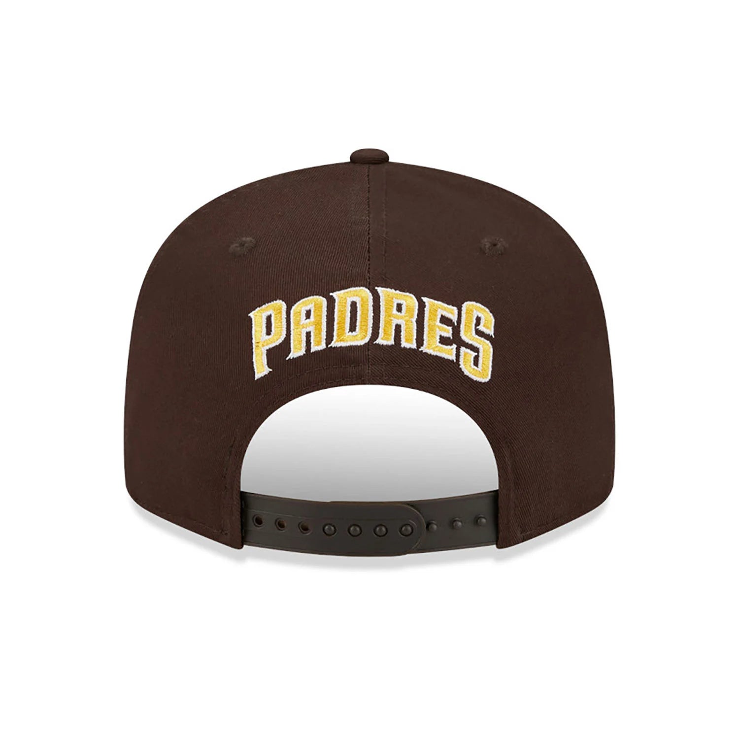 NEW ERA 9FIFTY SIDE PATCH SAN DIEGO PADRES 50TH ANNIVERSARY BROWN / LIGHT BROWN UV SNAPBACK CAP