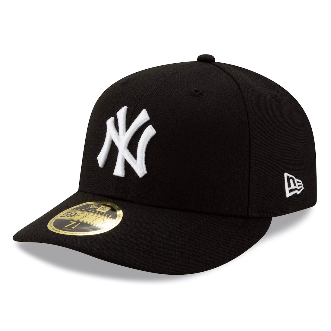 NEW YORK YANKEES MLB BLACK GRAY UV / NEW ERA LOW PROFILE FITTED 59FIFTY CAP
