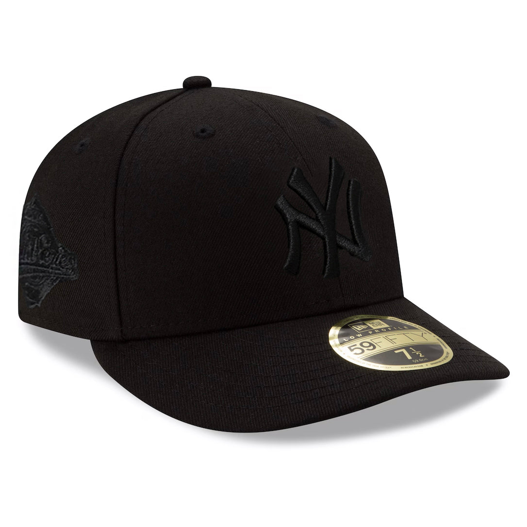NEW YORK YANKEES MLB BLACK GRAY UV / NEW ERA LOW PROFILE FITTED 59FIFTY CAP