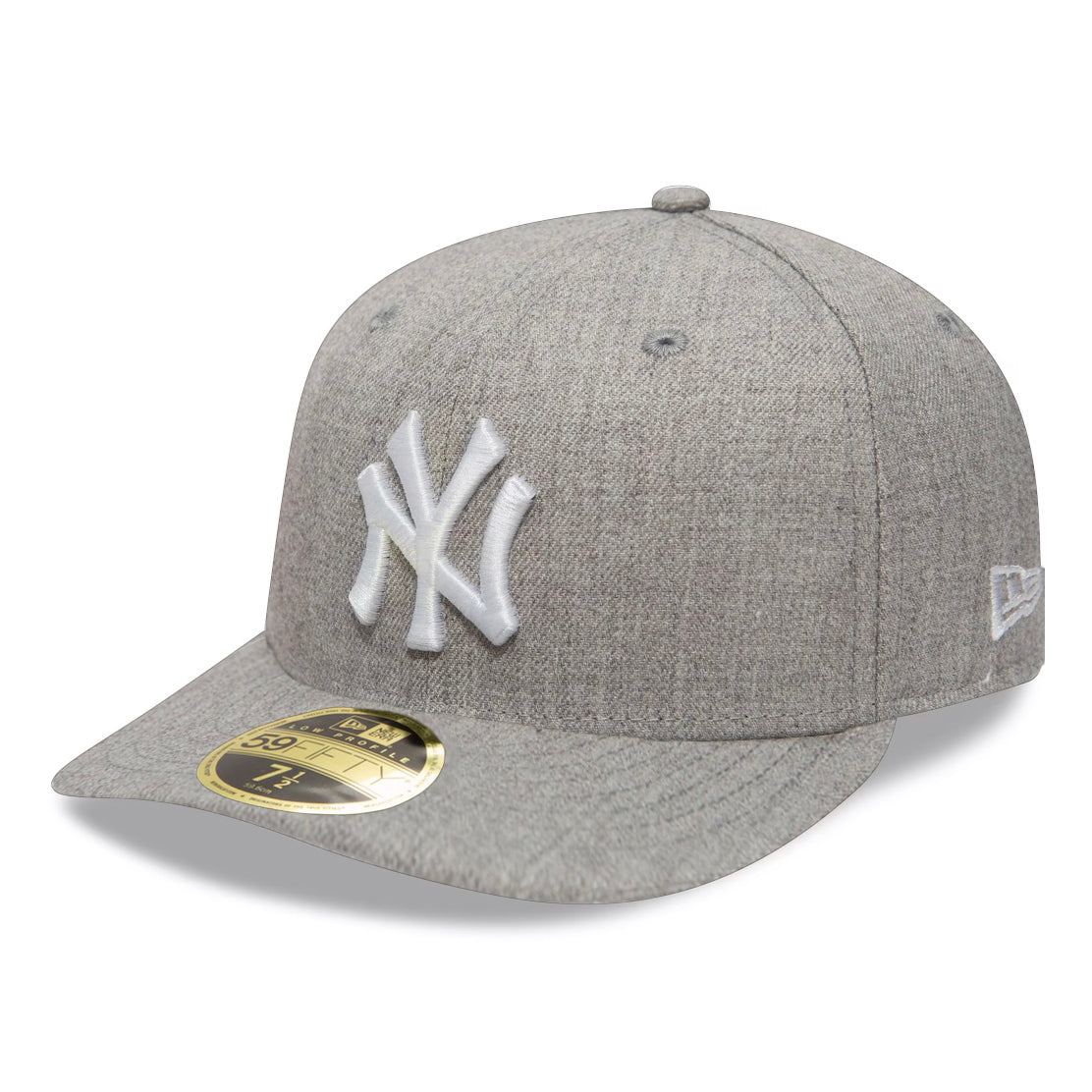 NEW YORK YANKEES MLB HEATHER GRAY UV / NEW ERA LOW PROFILE FITTED 59FIFTY CAP
