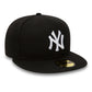NEW ERA 59FIFTY NEW YORK YANKEES BLACK/WHITE FITTED CAP
