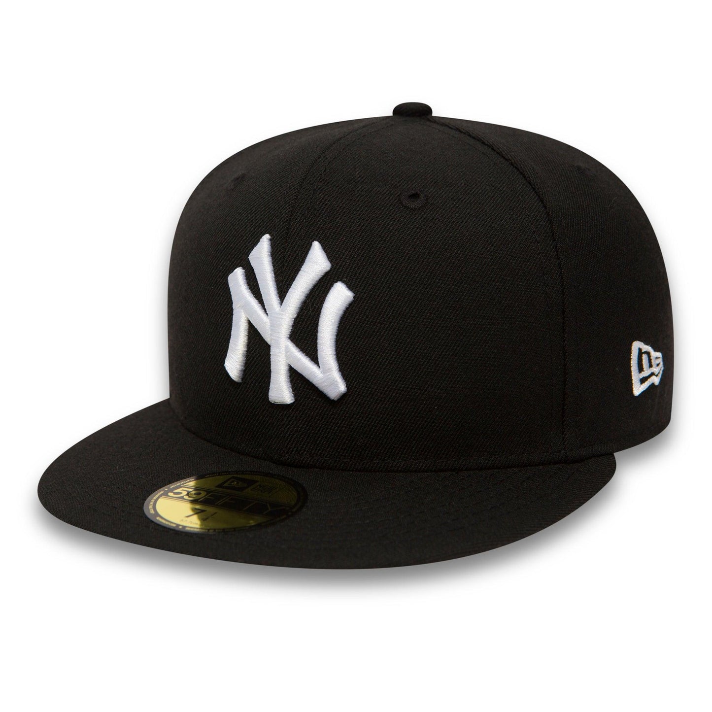 10003436 59FIFTY NEW YORK YANKEES BLACK/WHITE FITTED CAP