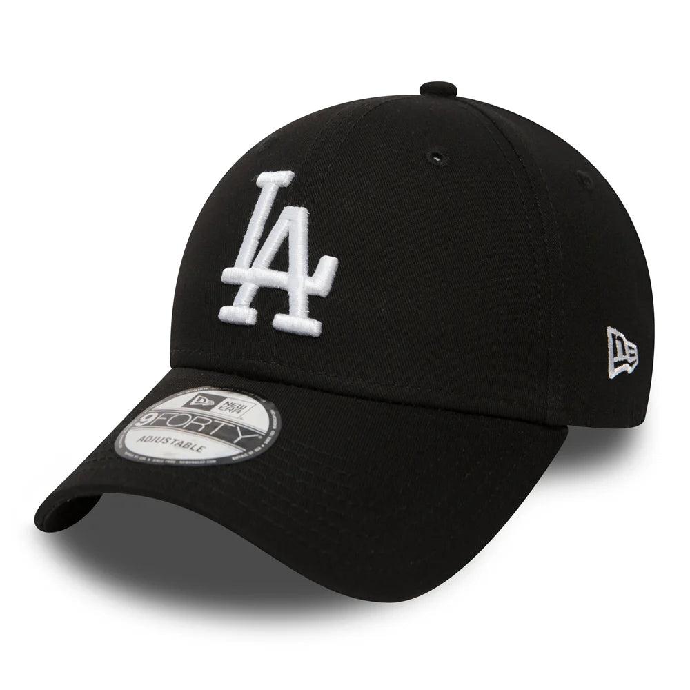 NEW ERA 9FORTY LEAGUE ESSENTIAL LOS ANGELES DODGERS BLACK CAP - FAM