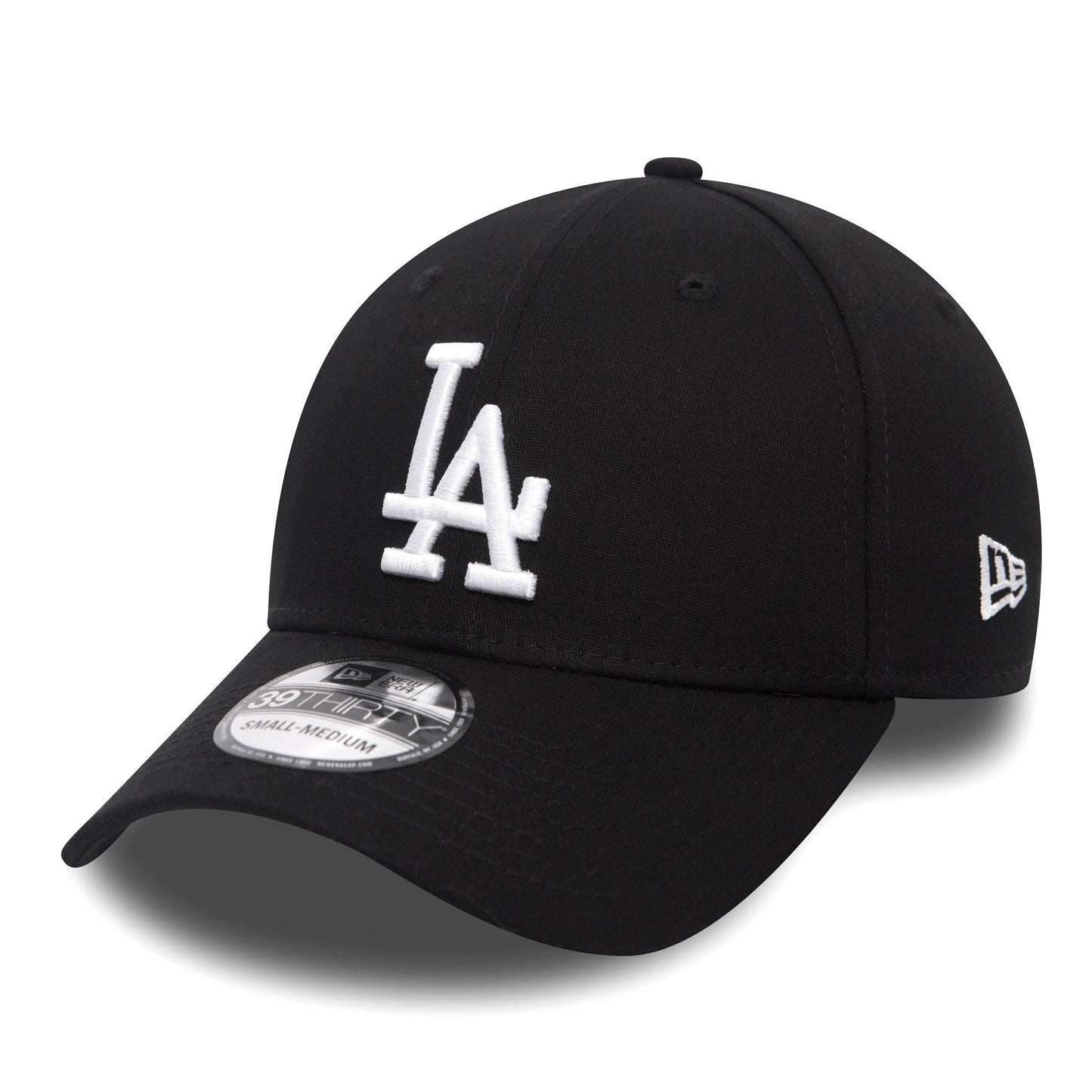 NEW ERA 39THIRTY LOS ANGELES DODGERS  BLACK FITTED CAP