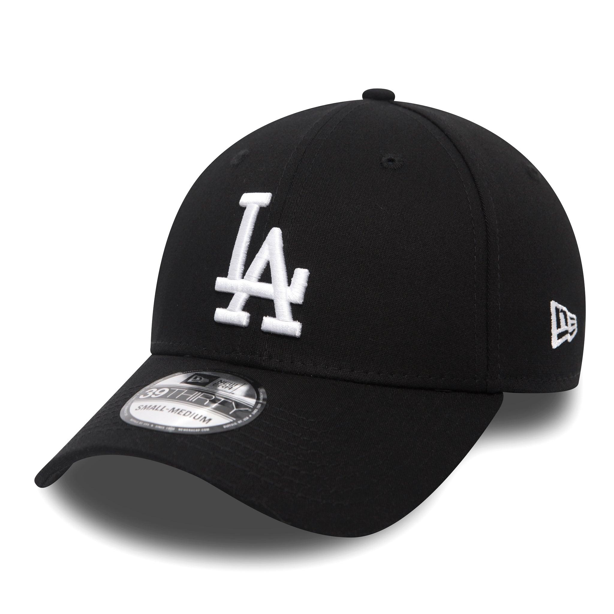 NEW ERA 39THIRTY LOS ANGELES DODGERS BLACK FITTED CAP - FAM