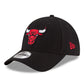 NEW ERA 9FORTY THE LEAGUE NBA CHICAGO BULLS BLACK CAP