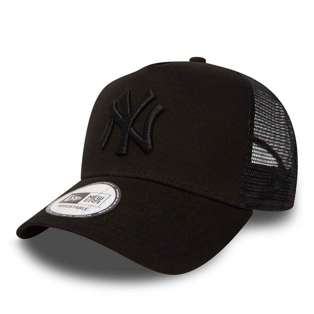 NEW ERA 9FORTY A-FRAME MLB NEW YORK YANKEES COLOR ESSENTIAL BLACK CAP - FAM