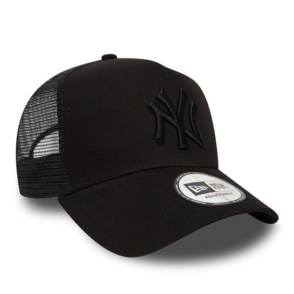 NEW ERA 9FORTY A-FRAME MLB NEW YORK YANKEES COLOR ESSENTIAL BLACK CAP - FAM