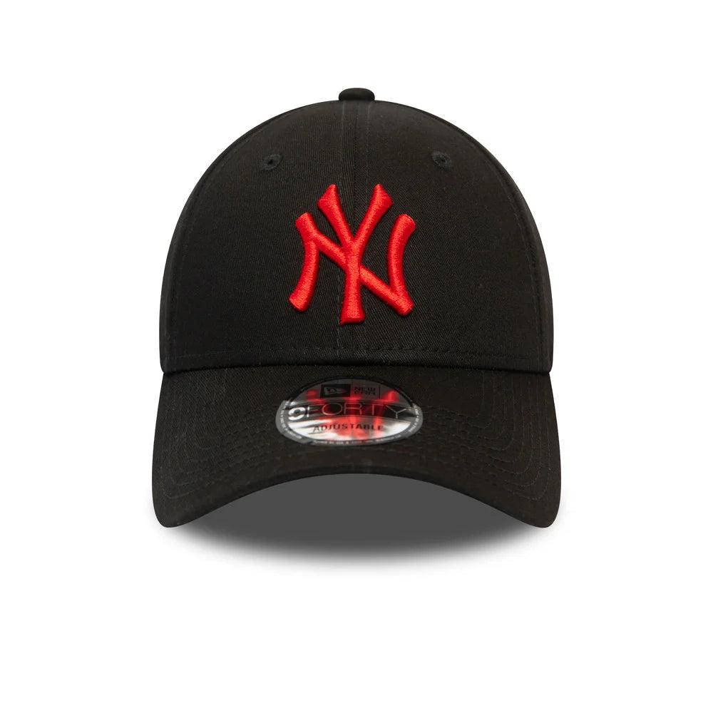 NEW ERA 9FORTY MLB LEAGUE ESSENTIAL NEW YORK YANKEES BLACK CAP - FAM