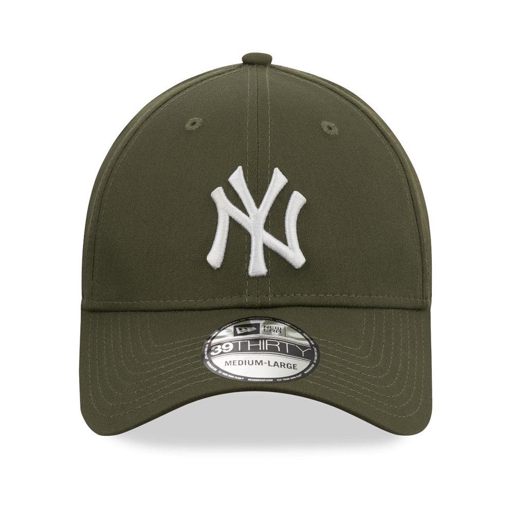 NEW ERA 39THIRTY MLB NEW YORK YANKEES OLIVE STRETCH FITTED CAP - FAM