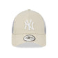 NEW ERA MLB TRUCKER NEW YORK YANKEES STONE/WHITE CAP