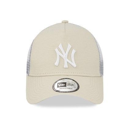 NEW ERA MLB TRUCKER NEW YORK YANKEES STONE/WHITE CAP - FAM