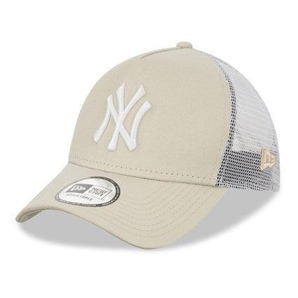 NEW ERA MLB TRUCKER NEW YORK YANKEES STONE/WHITE CAP - FAM