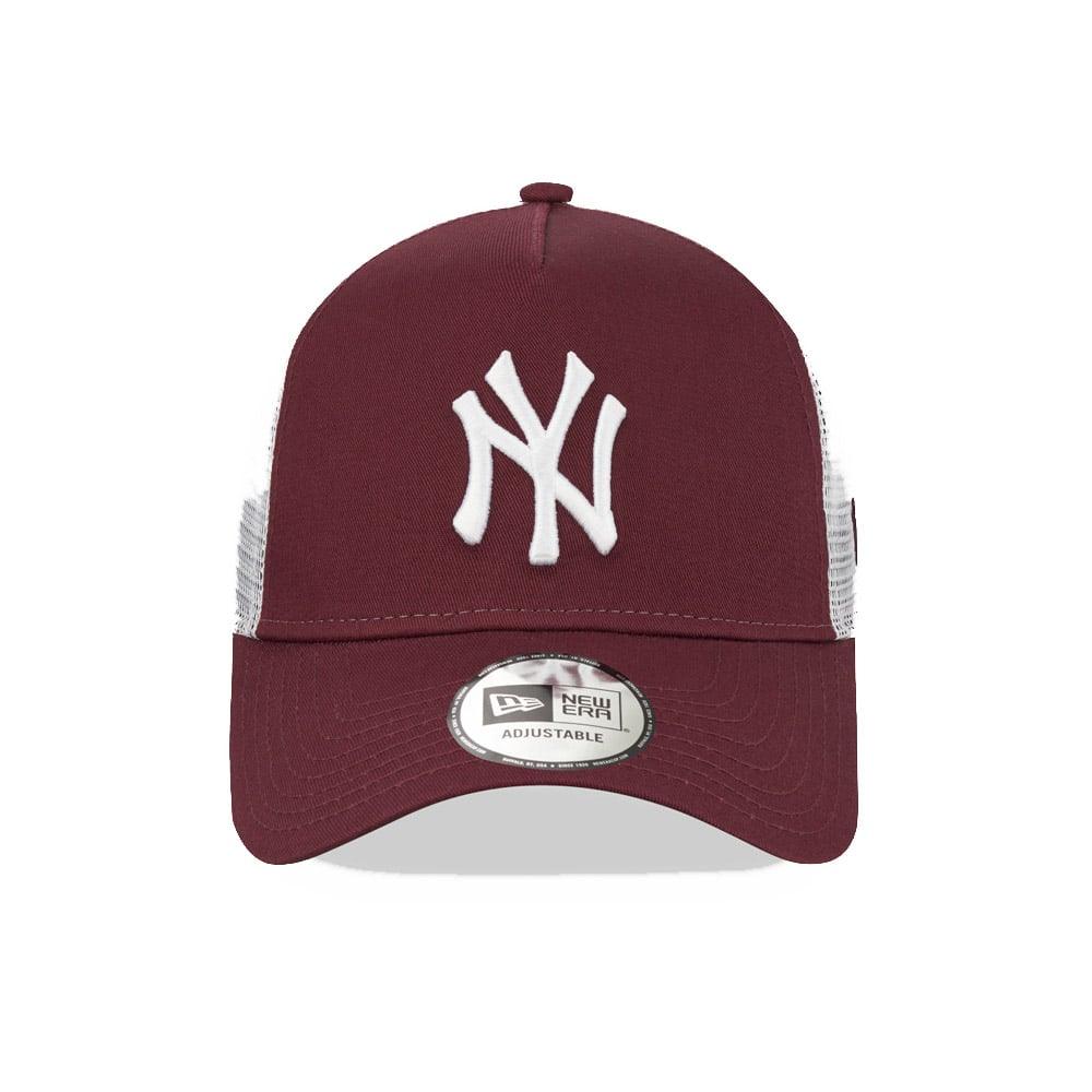 NEW ERA MLB TRUCKER A-FRAME NEW YORK YANKEES MAROON CAP - FAM