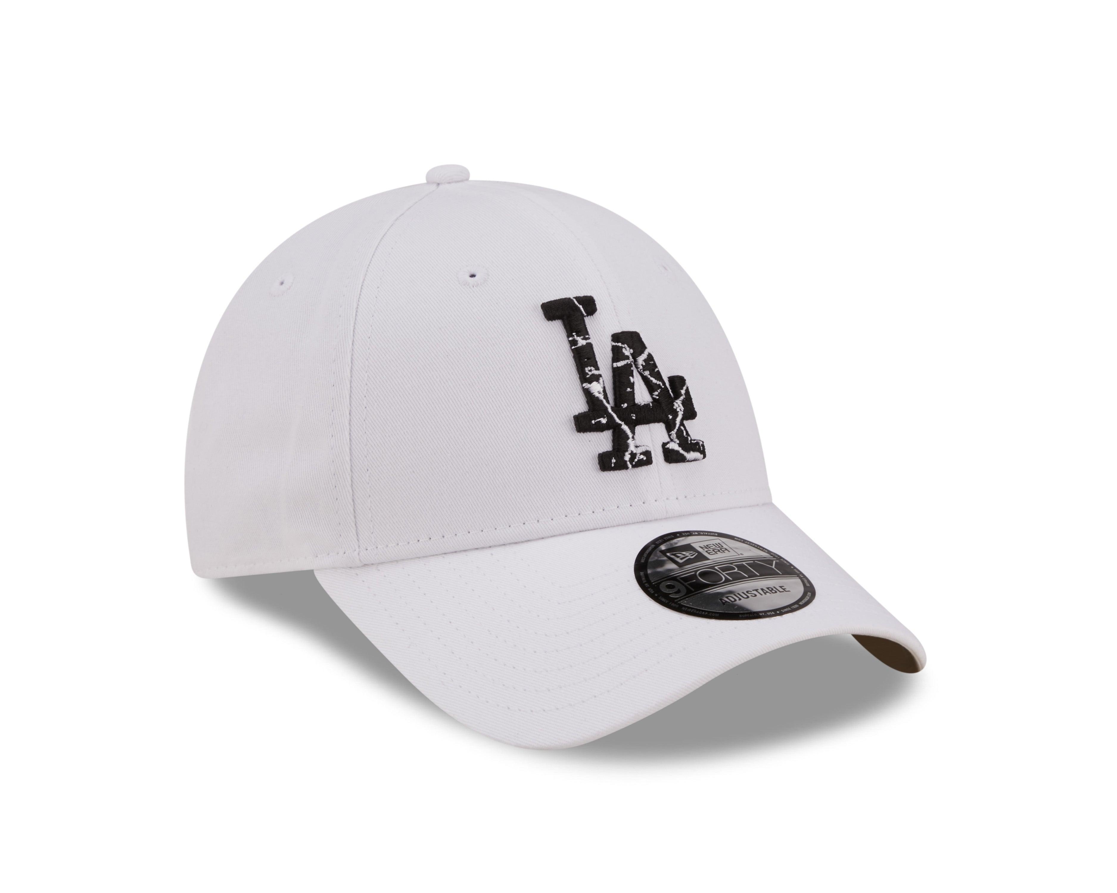 NEW ERA 9FORTY MLB INFILL LOS ANGELES DODGERS WHITE CAP - FAM