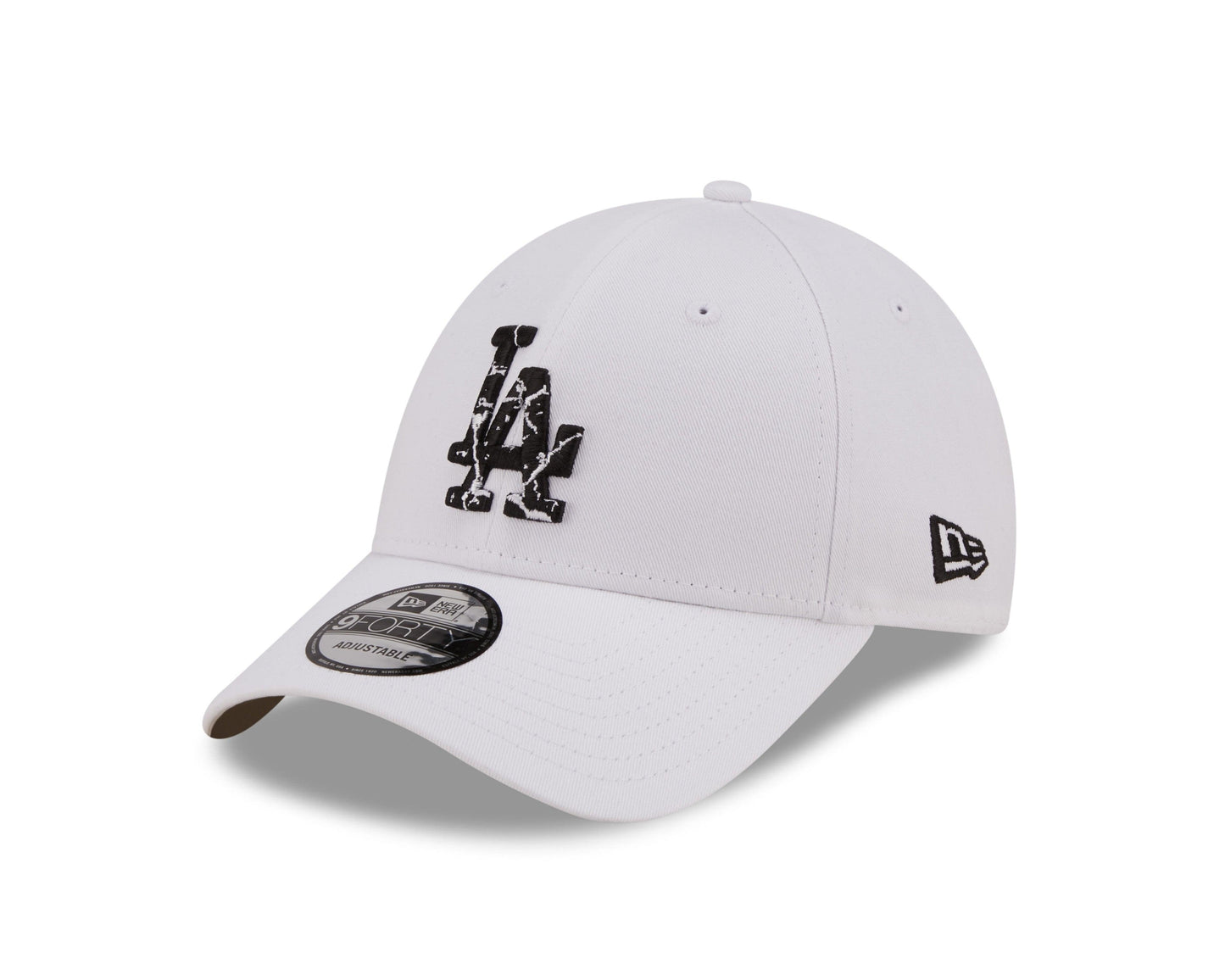 NEW ERA 9FORTY MLB INFILL LOS ANGELES DODGERS WHITE CAP