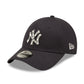 NEW ERA 9FORTY MLB INFILL NEW YORK YANKEES NAVY CAP