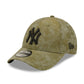 NEW ERA 9FORTY WOMEN MLB NEW YORK YANKEES CAMO GREEN CAP