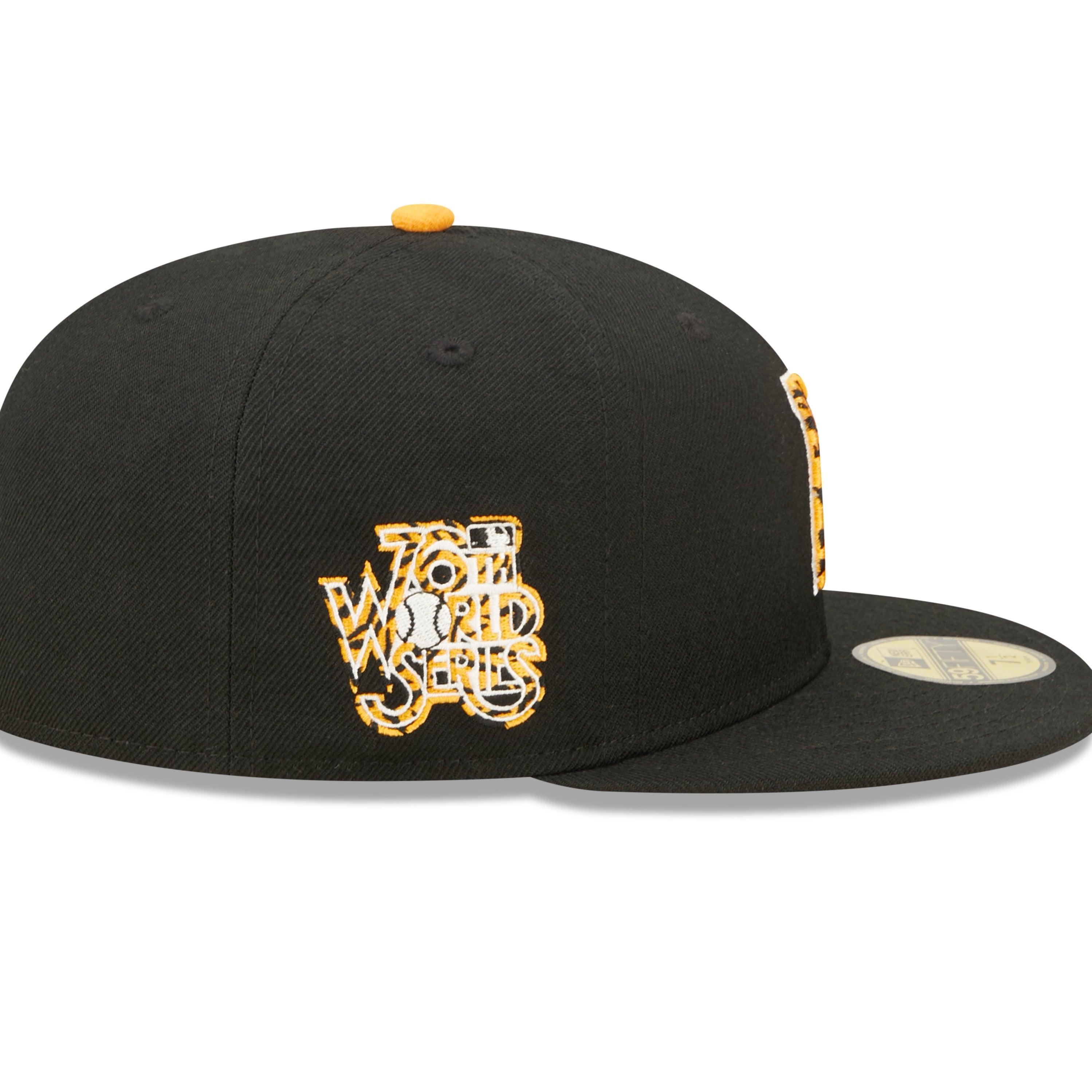 NEW ERA 59FIFTY WORLD SERIES 1976 MLB PITTSBURGH PIRATES TIGERFILL FITTED CAP - FAM