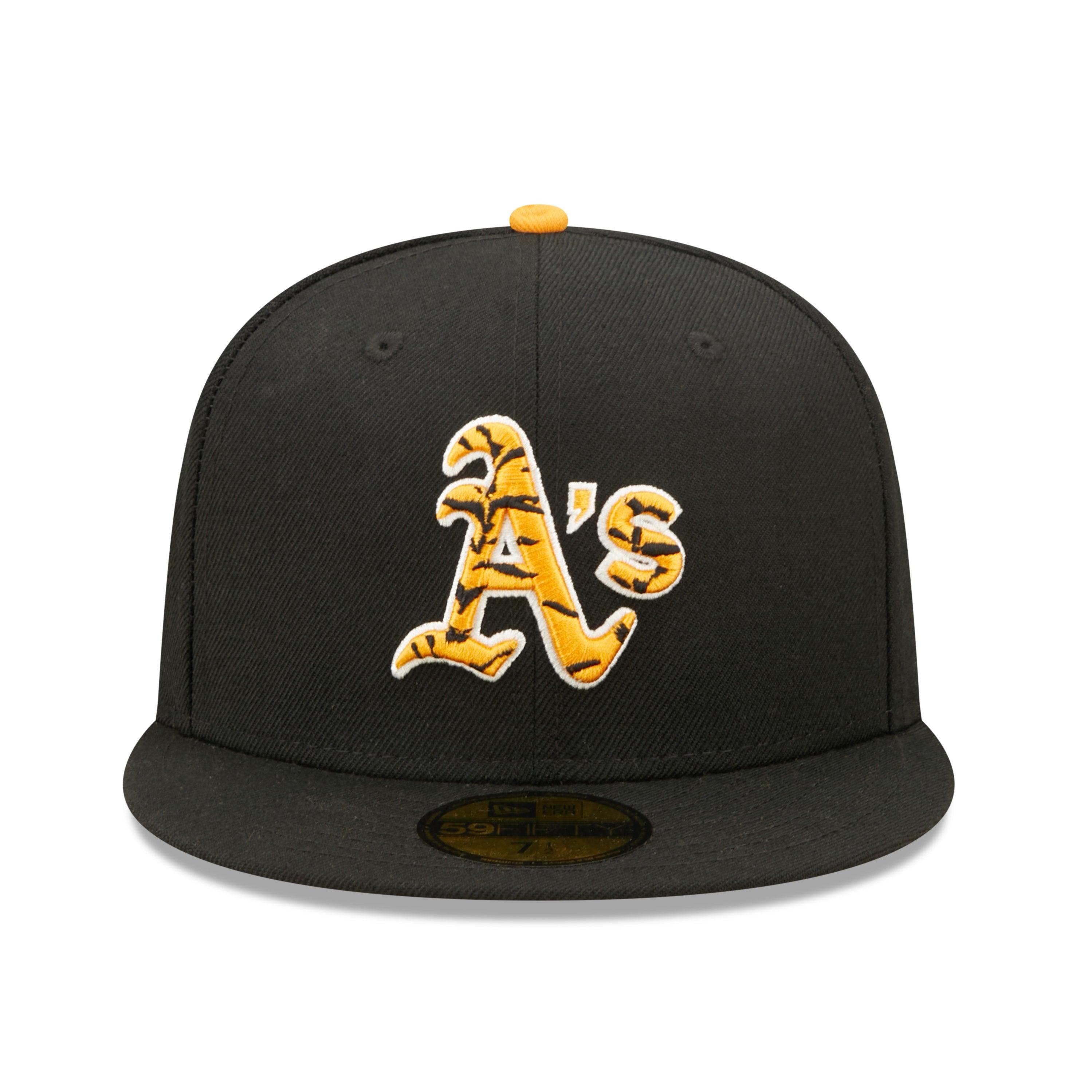 NEW ERA 59FIFTY WORLD SERIES 1989 MLB OAKLAND ATHLETICS TIGERFILL FITTED CAP - FAM