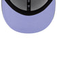 NEW ERA 59FIFTY MLB COLORADO ROCKIES SIDE PATCH BLOOM BLACK / LAVENDER UV FITTED CAP